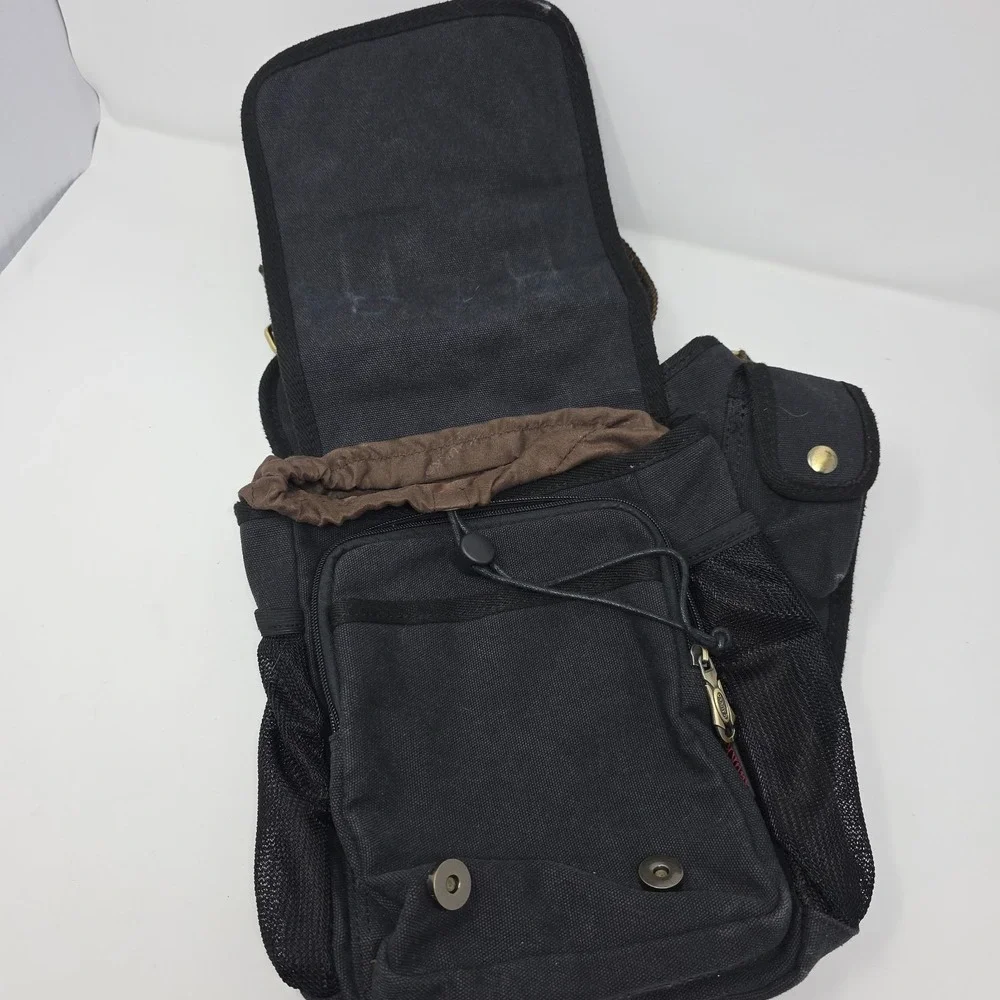 Kaukko Backpack Womens Black Brown Casual Travel Western U.S. Cattle Subpackages